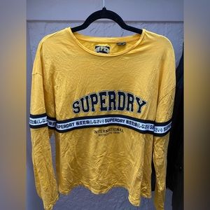 Superdry Size 8 Yellow long sleeve